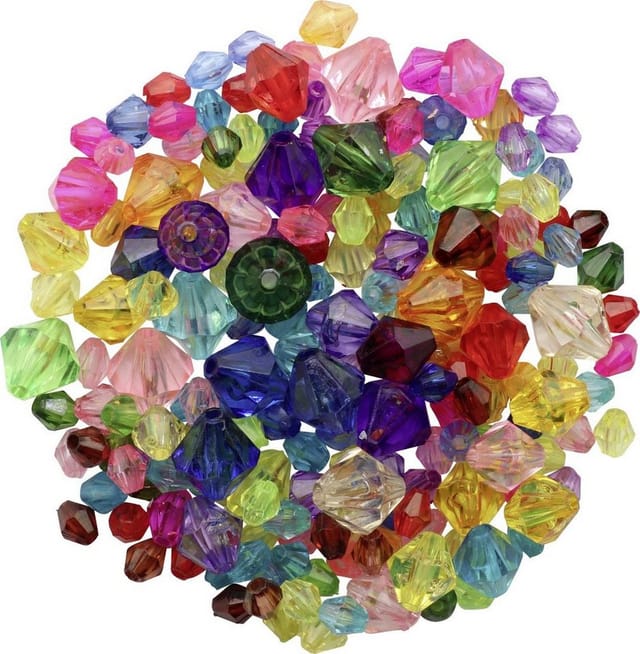 Glorex Bastelperlen Glorex Schmuck-Perlen 6-12 mm, 25 g
