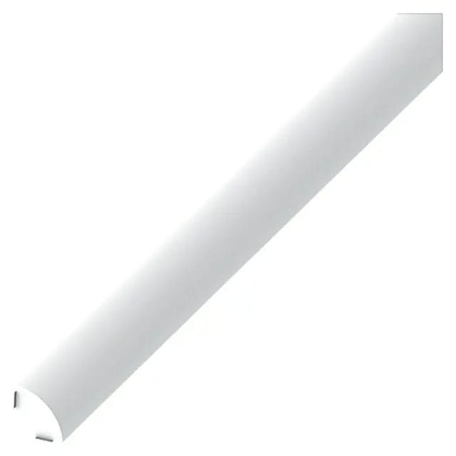 alfer Winkelprofil alfer Viertelkreis-Eckleiste 1 m, 14 mm PVC