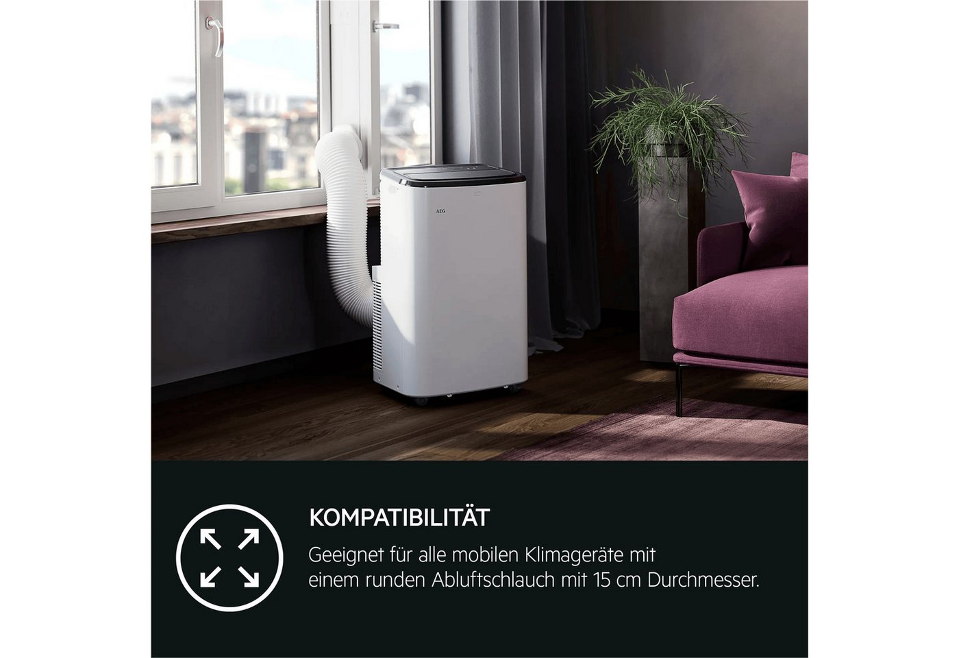 AEG Klimaanlagen-Verkleidung Zubehör AWKIT5 WINDOW KIT FOR SIDE HINGED WINDOW Bild 2