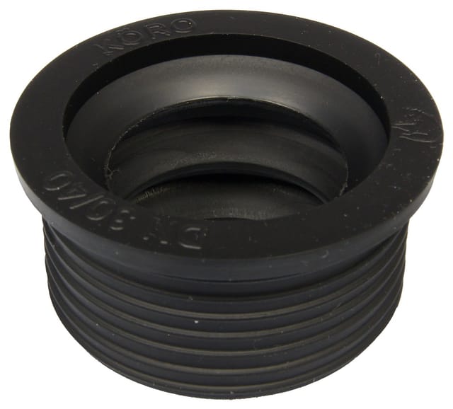 Conmetall Anschlussgarnitur CONMETALL Gummi Nippel 11/2x1 1/4