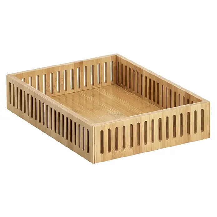 Zeller Present Küchenorganizer-Set Ablagebox, Bambus