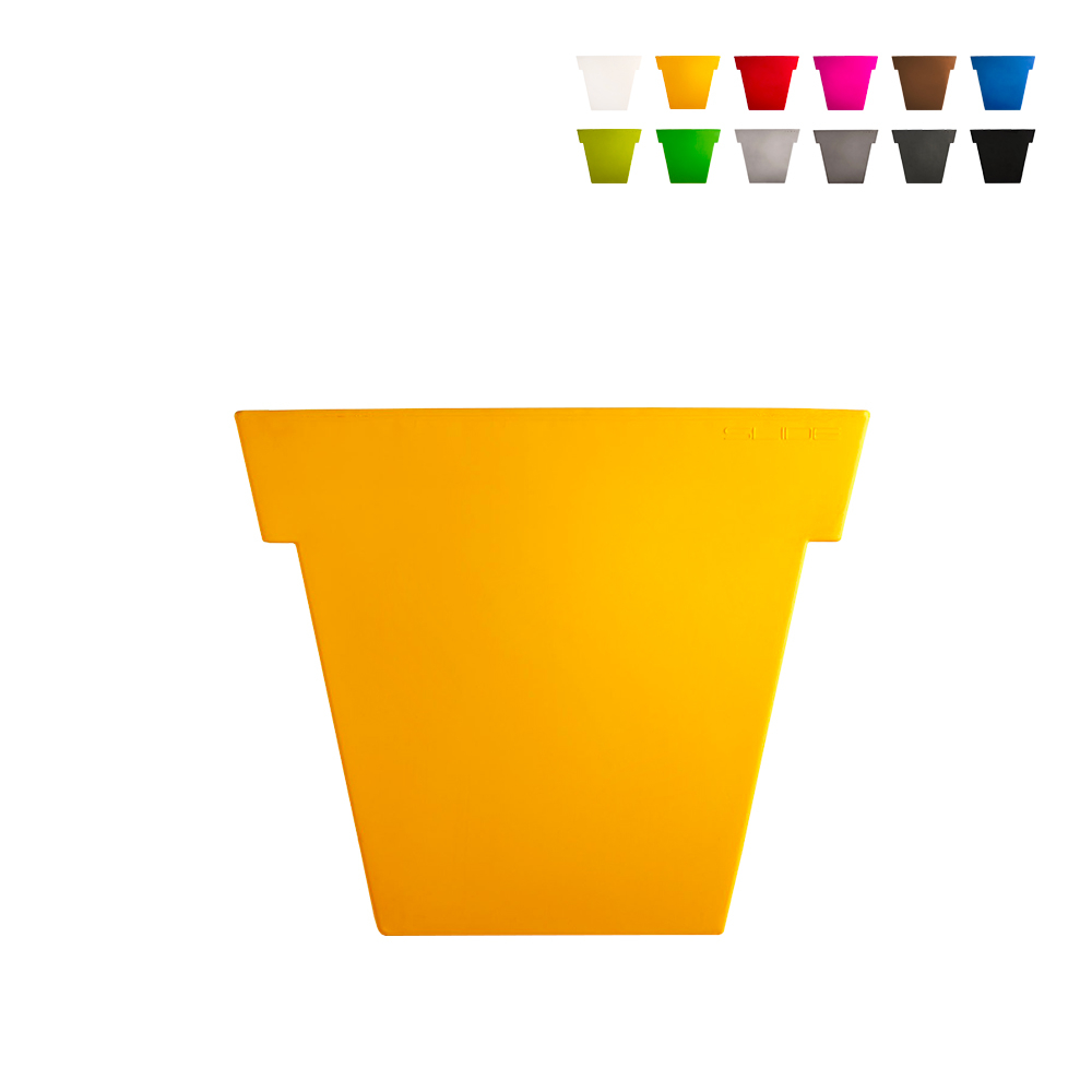 Blumentopf 55 Cm Modernes Slide Design Il Vaso | Farbe: Gelb