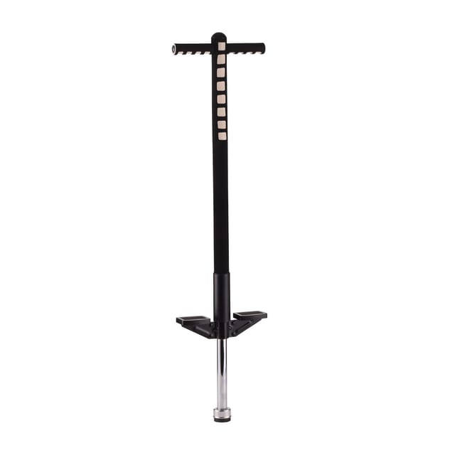 relaxdays Hüpfspielzeug Pogo Stick für Kinder 35 kg, schwarz