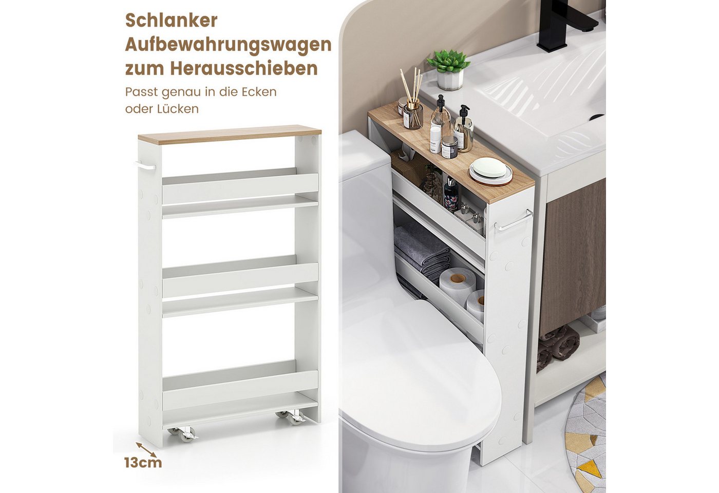 COSTWAY Küchenwagen Bild 4