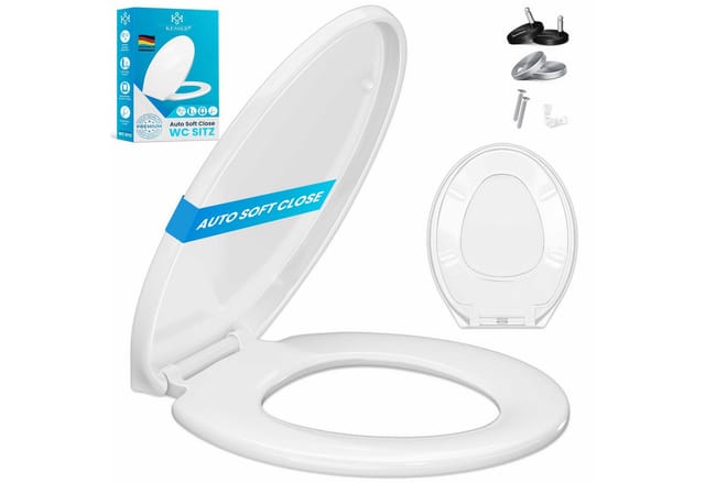 KESSER WC-Sitz, Toilettendeckel mit Absenkautomatik & Softclose aus Duroplast