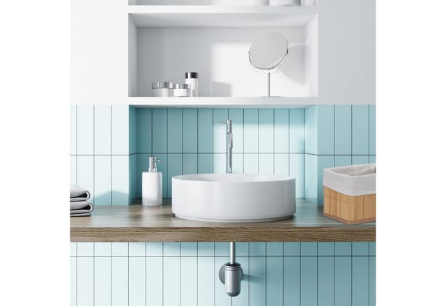 relaxdays Aufbewahrungskorb Bambus 6er Set, natur