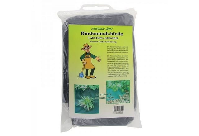 Grüner Jan Unkrautvlies Rindenmulchfolie Gartenvlies 1,2x10m