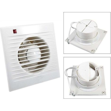 Sabir 100-mm-ventilator, Luftabsaugung, Mechanische Belüftung Mit Rückschlagklappe, 7 W, 26 Db(a), Mechanische Belüftung