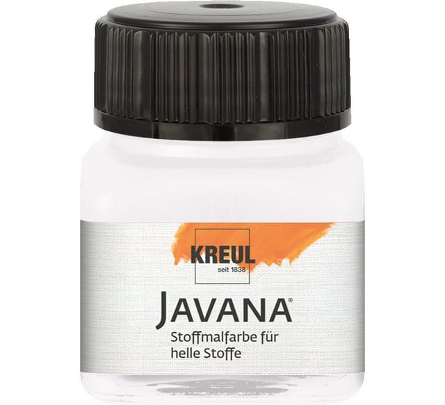 Kreul Textilfarbe Kreul Javana Stoffmalfarbe für helle Stoffe weiss
