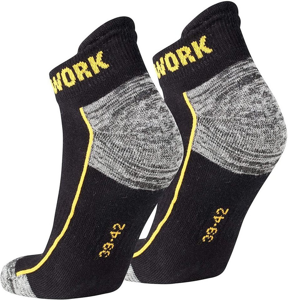 TippTexx 24 Arbeitssocken 6 Paar Work-Sneakersocken mit Antiloch-Garantie Arbeits-Sneakersocken Bild 5