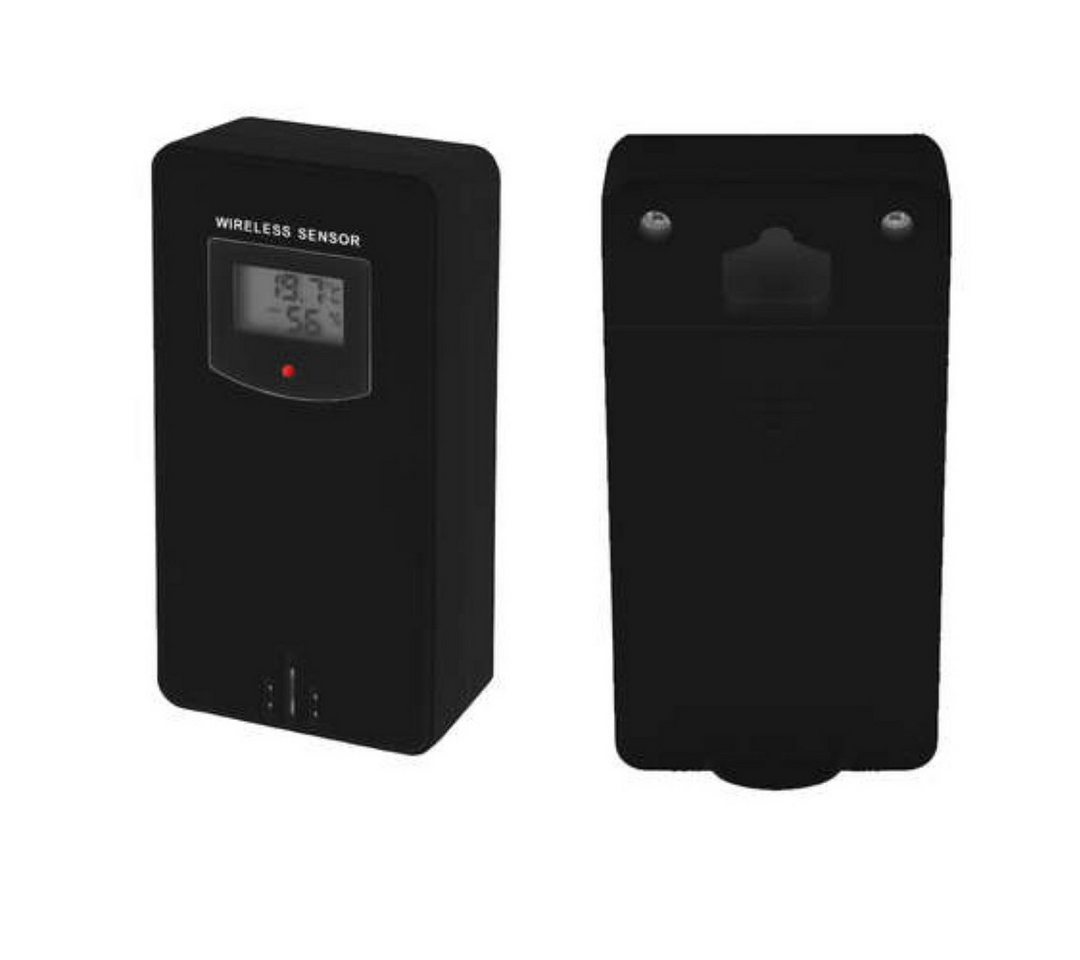 IZOXIS Drahtlose Hygrometer-Wetterstation mit LCD-Display und Außensensor Funkwetterstation (LCD-Display, drahtloser Sensor, Temperatur- und Feuchtigkeitsmessung) Bild 2
