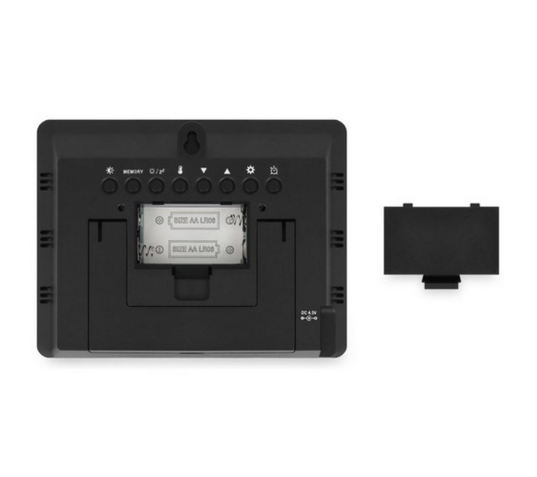 IZOXIS Drahtlose Hygrometer-Wetterstation mit LCD-Display und Außensensor Funkwetterstation (LCD-Display, drahtloser Sensor, Temperatur- und Feuchtigkeitsmessung) Bild 4