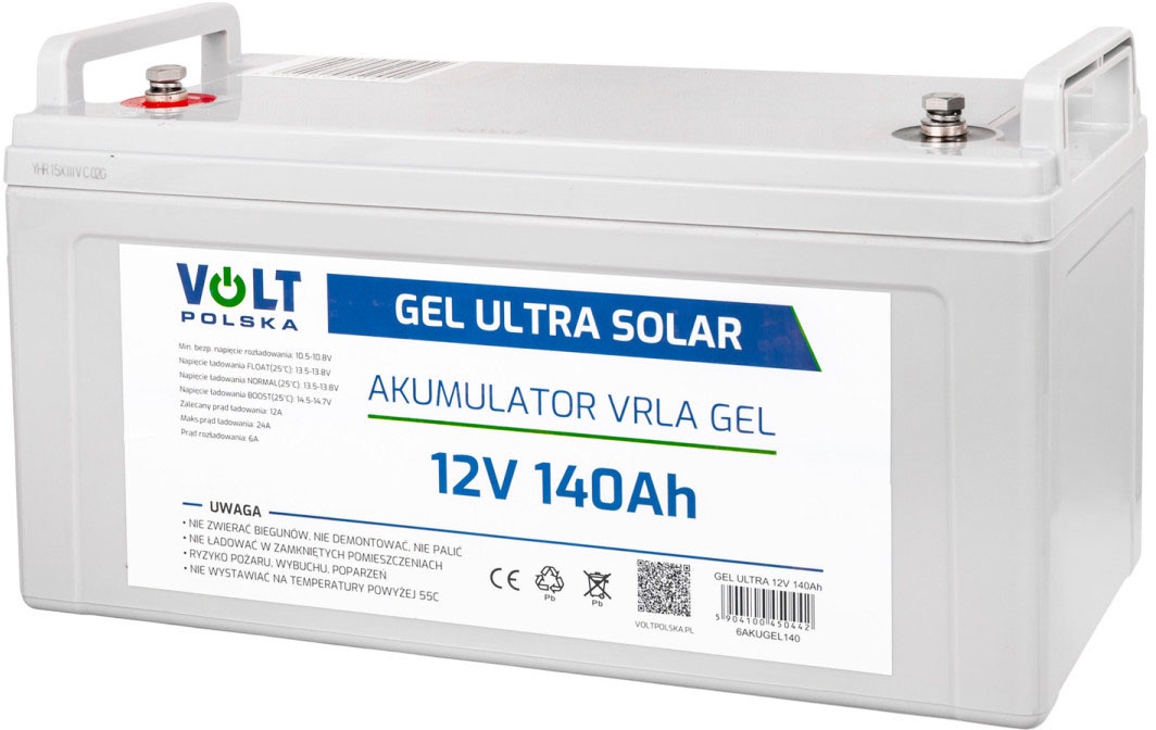 Volt Polska Gel Ultra-solarbatterie 12v 140ah (6akugel140)