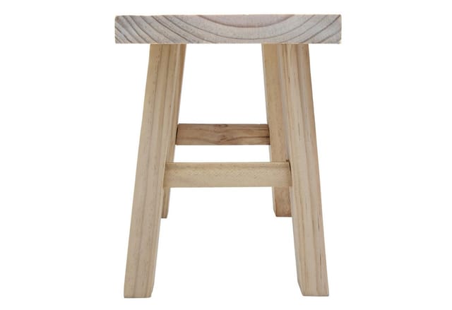 Spetebo Blumenbank Echtholz Pflanzenständer natur rechteckig - 31 x 25 cm (Anzahl, 1 St., Holzhocker), Naturprodukt
