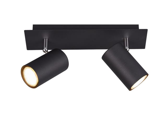 TRIO Leuchten LED Deckenstrahler, Dimmfunktion, LED wechselbar, Warmweiß, Decken-lampe innen Treppenhaus, Balkenlampe Lichtspots, Breite 30cm