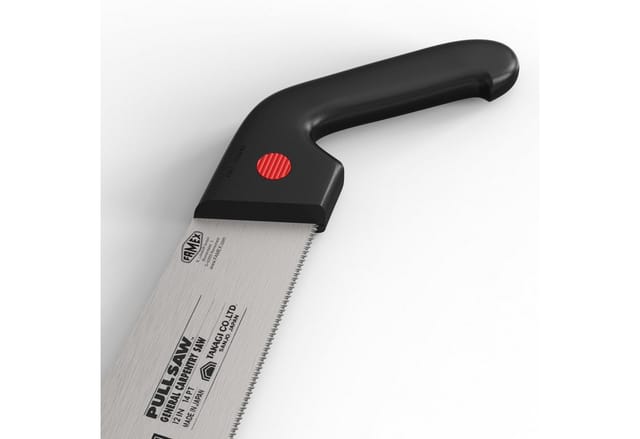 FAMEX Japansäge 5505 Handsäge 300mm, 14 TPI (Zugsäge), Made in Japan, Holzsäge, PROFESSIONAL