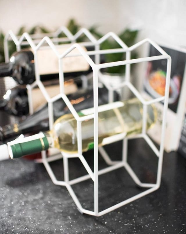 Sendez Weinregal aus Metall für 11 Flaschen Weinflaschenregal Weinhalter