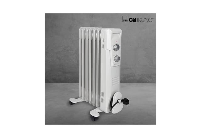 CLATRONIC Ölradiator RA 3735, mit 3 Leistungsstufen, Slimline, 1500 Watt