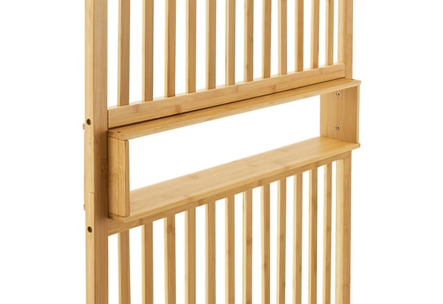 en.casa Raumteiler, Raumtrenner »Fron« 197x75,5x40 cm Bambus Natur