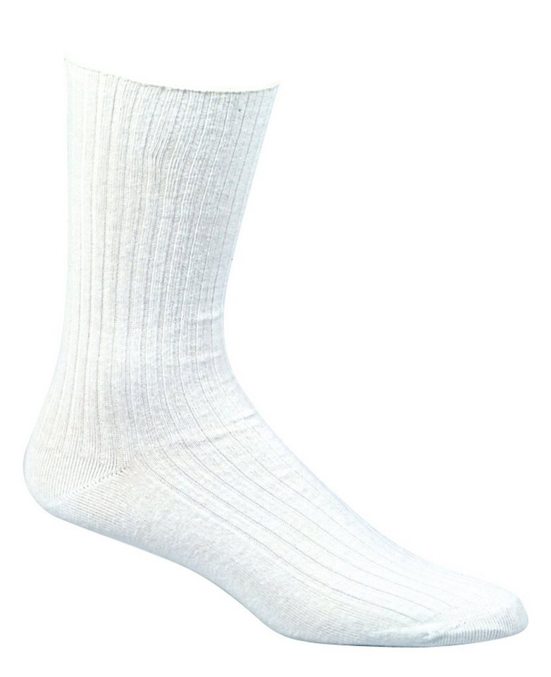 Wowerat Arbeitssocken 5 Paar Arzt-/Schwesternsocken, Berufssocken, 100% Baumwolle