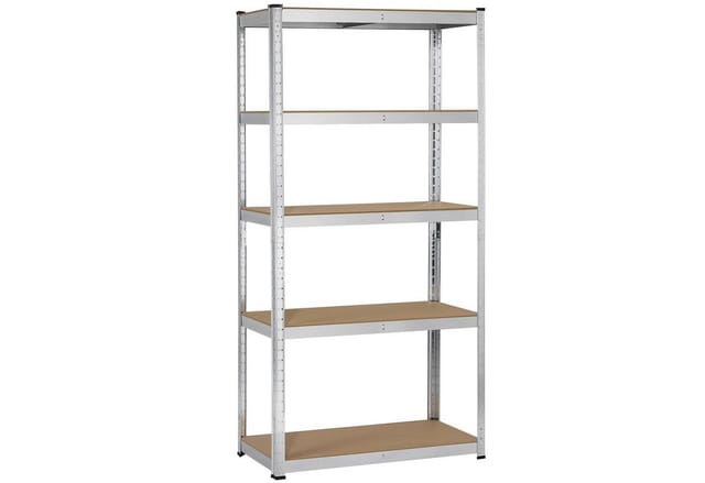 Yaheetech Schwerlastregal 90 x 40 x 180cm, Standregal Lagerregal, verstellbare Regalböden, belastbar bis 875kg