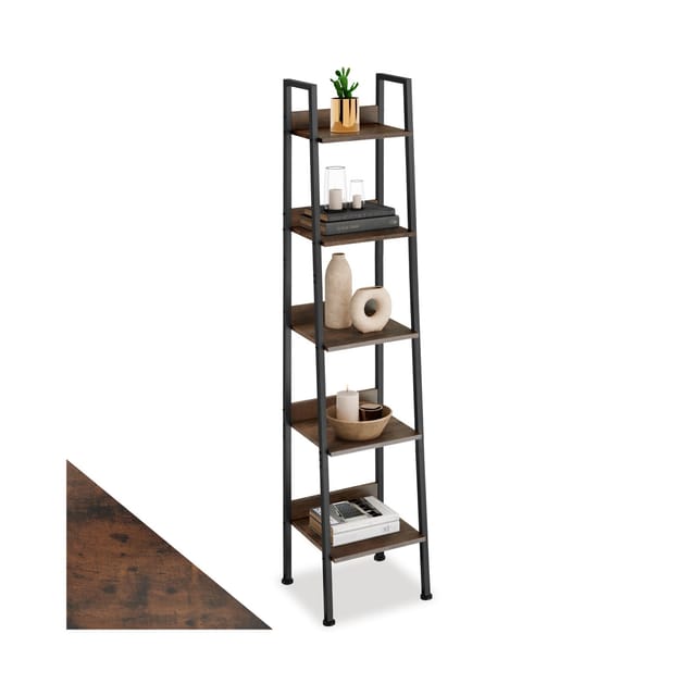tectake Leiterregal Folkestone, Set 1-tlg., Industrial Style