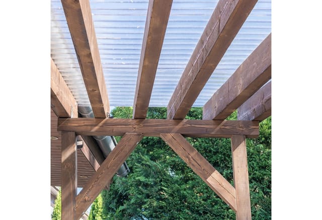 Floordirekt Doppelstegplatte aus Polycarbonat 60,5 x 121 cm, 4/6/10/16 mm, bis 85% Lichtdurchlässig, 10 mm, (1-St), wetterfeste Hohlkammerstegplatten, UV-beständig, ideal für Gewächshaus