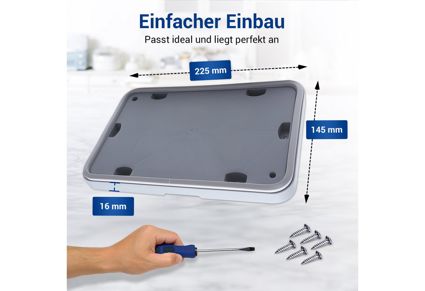VIOKS Revisionsklappe Gehäuseklappe wie Bosch 00646776, für Wärmetauscher in Trockner Bild 4