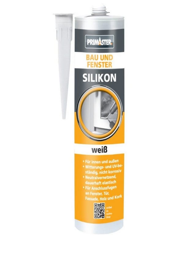 Primaster Silikon Primaster Bau und Fenster Silikon weiß 310 ml