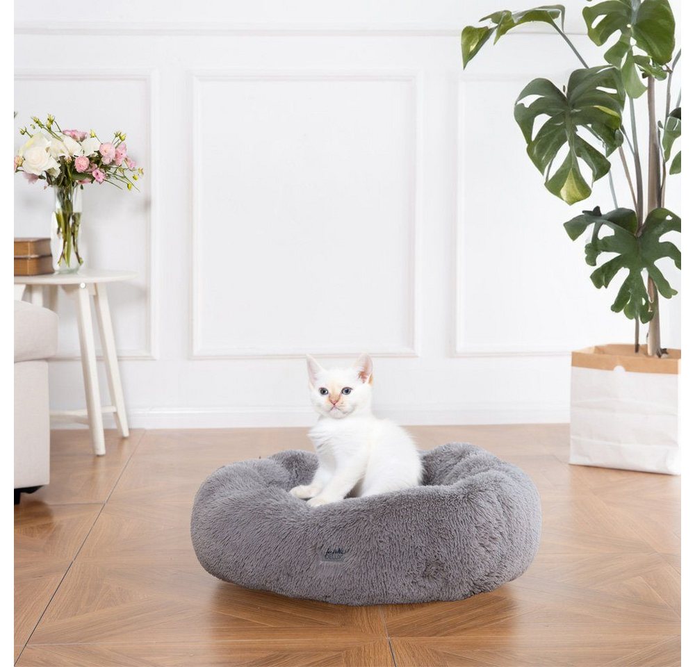 HOME DELUXE Tierbett Haustierbett MUFFIN - Größenauswahl 60/80/120, Polyester, mit Schondecke, abnehmbare Bezüge, Hundekissen Bild 3