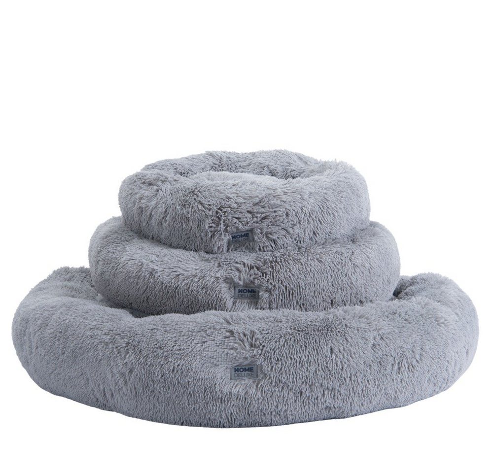 HOME DELUXE Tierbett Haustierbett MUFFIN - Größenauswahl 60/80/120, Polyester, mit Schondecke, abnehmbare Bezüge, Hundekissen Bild 4