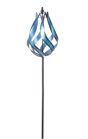 Trend Line Gartenstecker TrendLine Gartenstecker Metall Windrad 140 cm blau