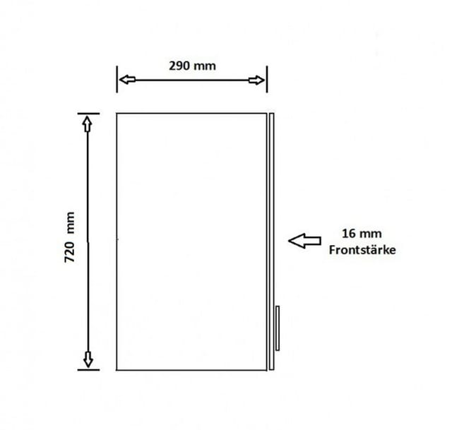 Küchen-Preisbombe Hängeschrank 40 cm Küche SOLANO Kaschmir beige Küchenzeile Küchenblock Einbauküche