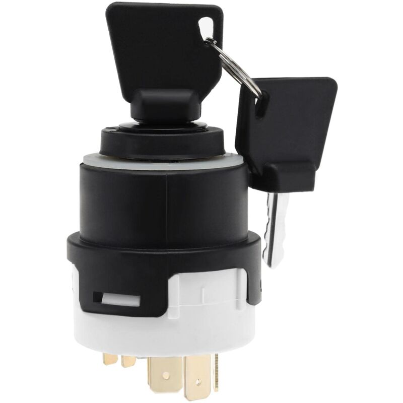 9-poliger Zündschalter – 2 Schlüssel Im Lieferumfang Enthalten – Kompatibel Mit Jcb, New Holland, Perkins – Für Baggerlader Und Minibagger