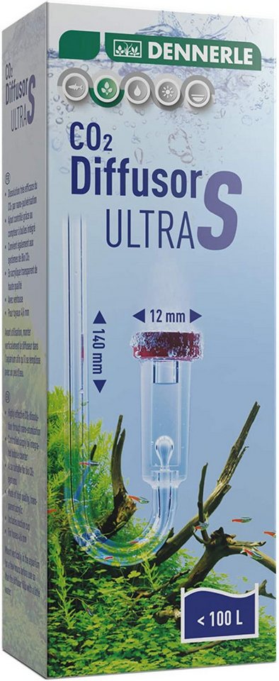 DENNERLE CO2 Diffusor CO2 Diffusor Ultra, 100 l, CO2 Zugabegerät, Für Aquarien bis 100 Liter Bild 3