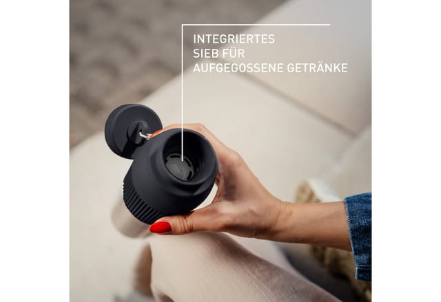 Emsa Isolierflasche beYou Twist, mit integriertem Sieb und Trageband, 100% dicht, spülmaschinengeeignet