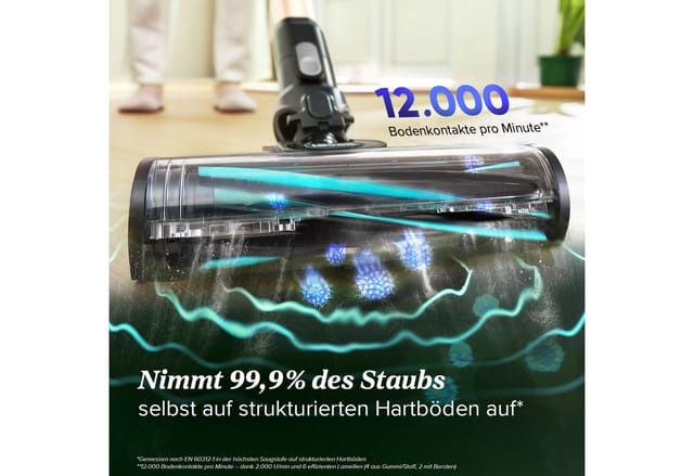 Levoit Akku-Bodenstaubsauger LVAC-300 Plus, 240 W, beutellos, 99,99% HEPA-Filtration, Anti-Tangle, LED-Display, bis zu 60 Minuten