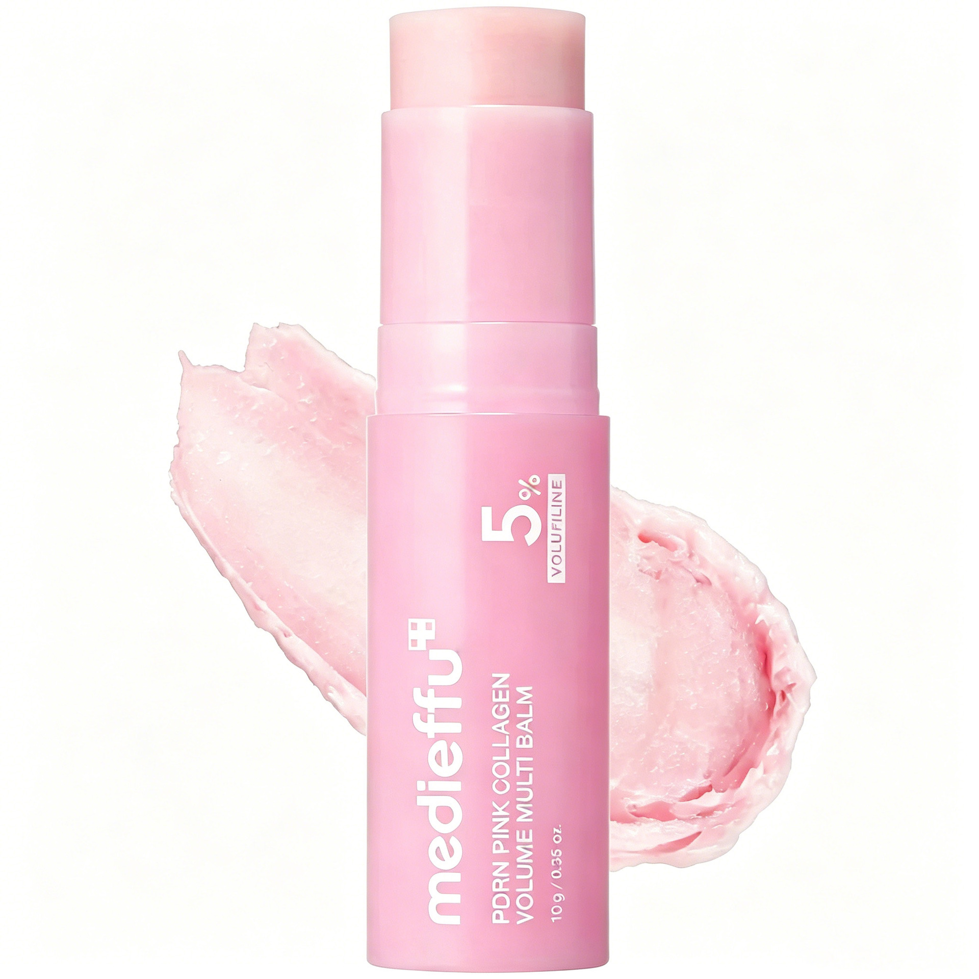 Medicube Pdrn Multi-effekt Aufpolsternder Lippenbalsam Mit Rosa Kollagen - Lippenbalsam Für Gesicht Und Körper Volufiline, Pdrn, Nad, Kollagen - Geeignet Für Die Augenpartie, Den Hals, Die Stirn Und