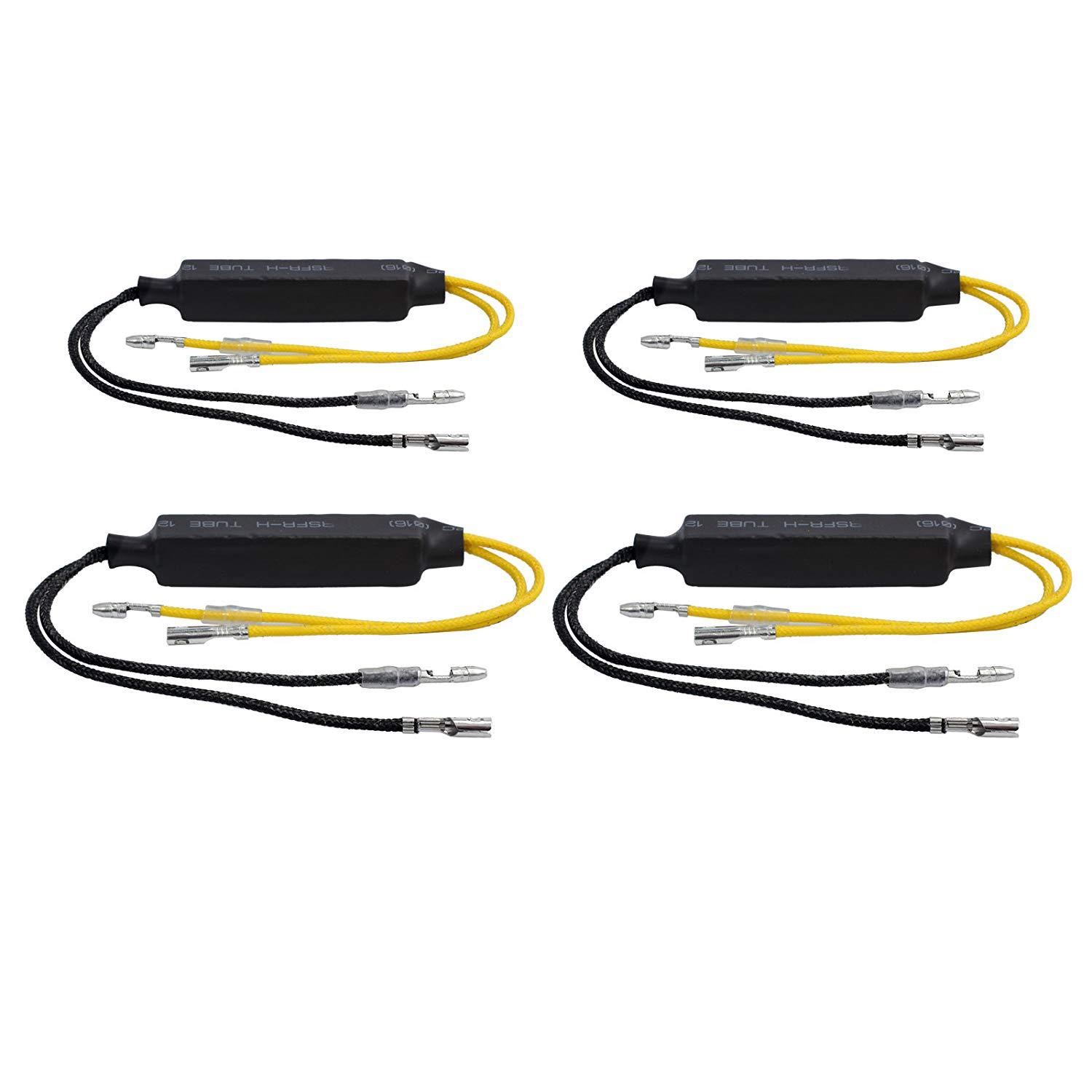 4-led-blinkerwiderstandsadapter Für Motorräder, Universaltyp, Geeignet Für Motorräder, Roller, Quads Und Geländefahrzeuge.
