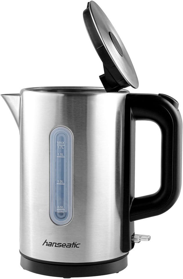 Hanseatic Wasserkocher HWK1752200SD, 1,75 l, 2200 W