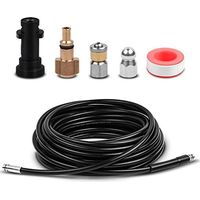 15m Hochdruck-entstopfer-schlauchset Mit Adapter, Geeignet Für Kärcher K2 K3 K4 K5 K6 K7 H111