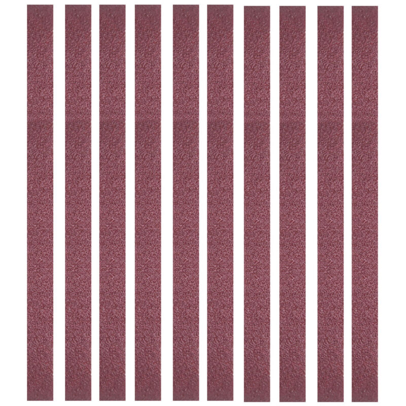 10 Stück Aluminiumoxid-schleifbänder, Schleifband-polierwerkzeug Für Bandschleifer, 452 X 15 Mm, Für Möbelbeschläge (körnung 400)
