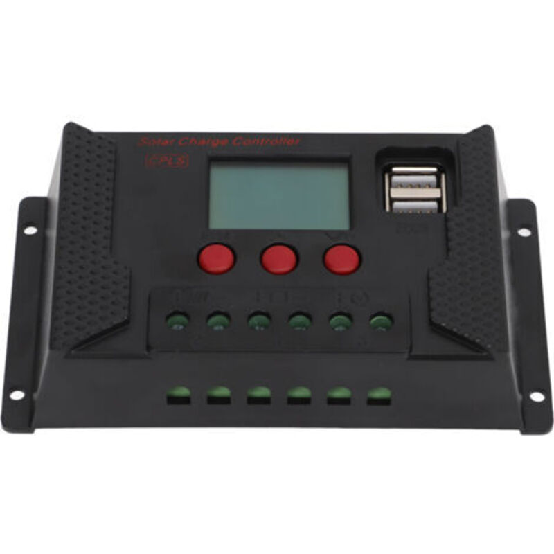 Lcd-pwm-solarladeregler 12v 24v Mit Automatischer Erkennung Für Photovoltaikmodule