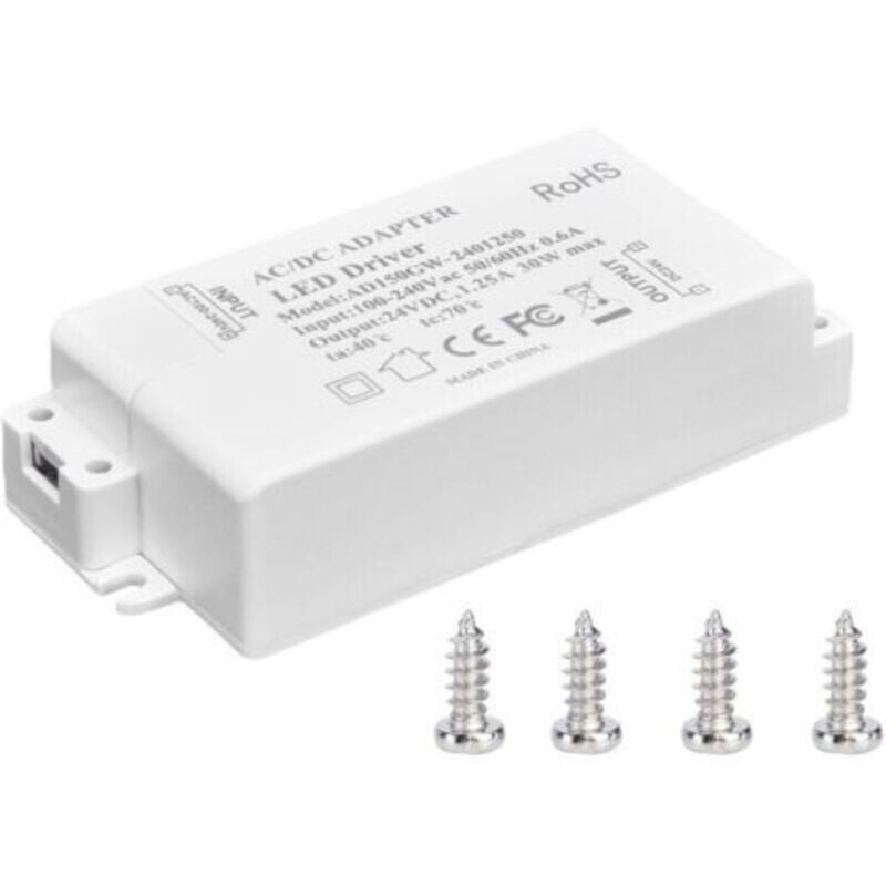 30w Led-netzteil, Dc 24v 1,25a, Konstante Spannung, Ac 100–240v, Zubehör Für Led-streifen