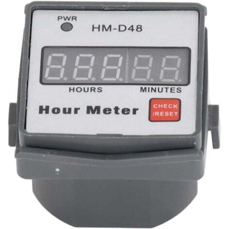 Stundenzähler Digitale Anzeige 0999.99h Timer Stundenzähler Ac 220v Für Motorausrüstung