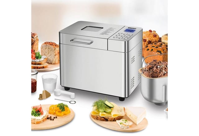 Unold Brotbackautomat Backmeister Edel 68456, 16 Programme, 550 W, bis zu 1.000 g Brotgewicht