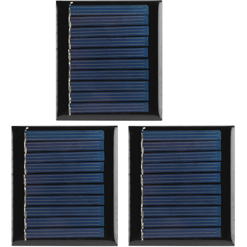 2,4x2,1 Zoll Mini 3er-set 0,3w Solarpanel, Kleines Solarsystem Für Die Hausbeleuchtung Zur Gartenbeleuchtung