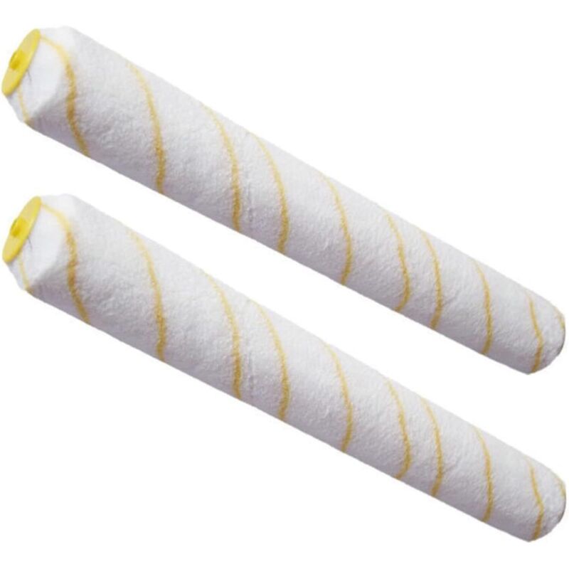 2 Stück 20-zoll-rollenbezüge, Professionelle Farbrolle, Mikrofaser-farbrollenbezug, Zum Streichen Von Wänden Und Decken (mittlere Florhöhe)