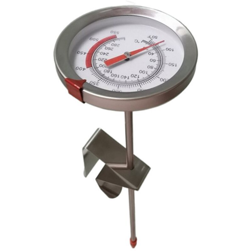 Edelstahl-lebensmittelthermometer Mit Hoher Temperaturbeständigkeit, 40 Cm Sonde