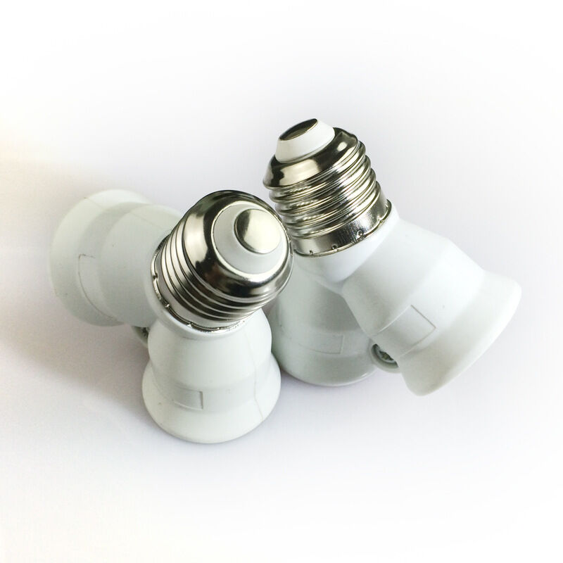 E27-steckdosenadapter 2-in-1, Sockeladapter Für Zwei Led-glühbirnen, Glühlampen Und Cfl-lampen [energieeffizienzklasse A+]